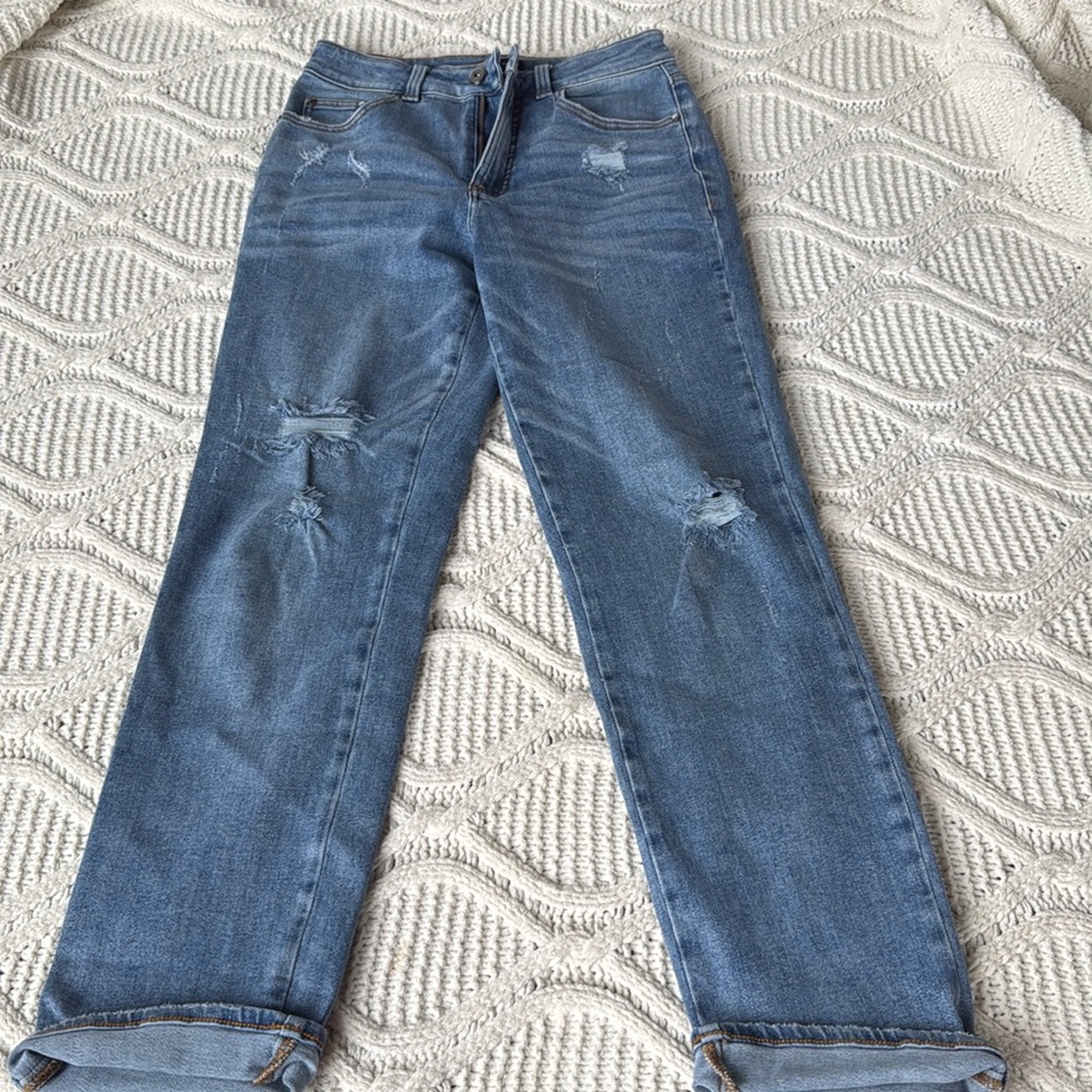 Universal standard size 2 long Donna high rise denim